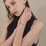 ciite' シーテ ブレスレット 【 金属アレルギー対応 】 グリッターチェーンブレスレット サージカルステンレス