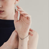 ciite' シーテ ブレスレット 【 金属アレルギー対応 】グリッターチェーンブレスレット サージカルステンレス