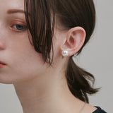 ciite' シーテ イヤリング 【 金属アレルギー対応 】 シンプルパールイヤリング サージカルステンレス (両耳用)