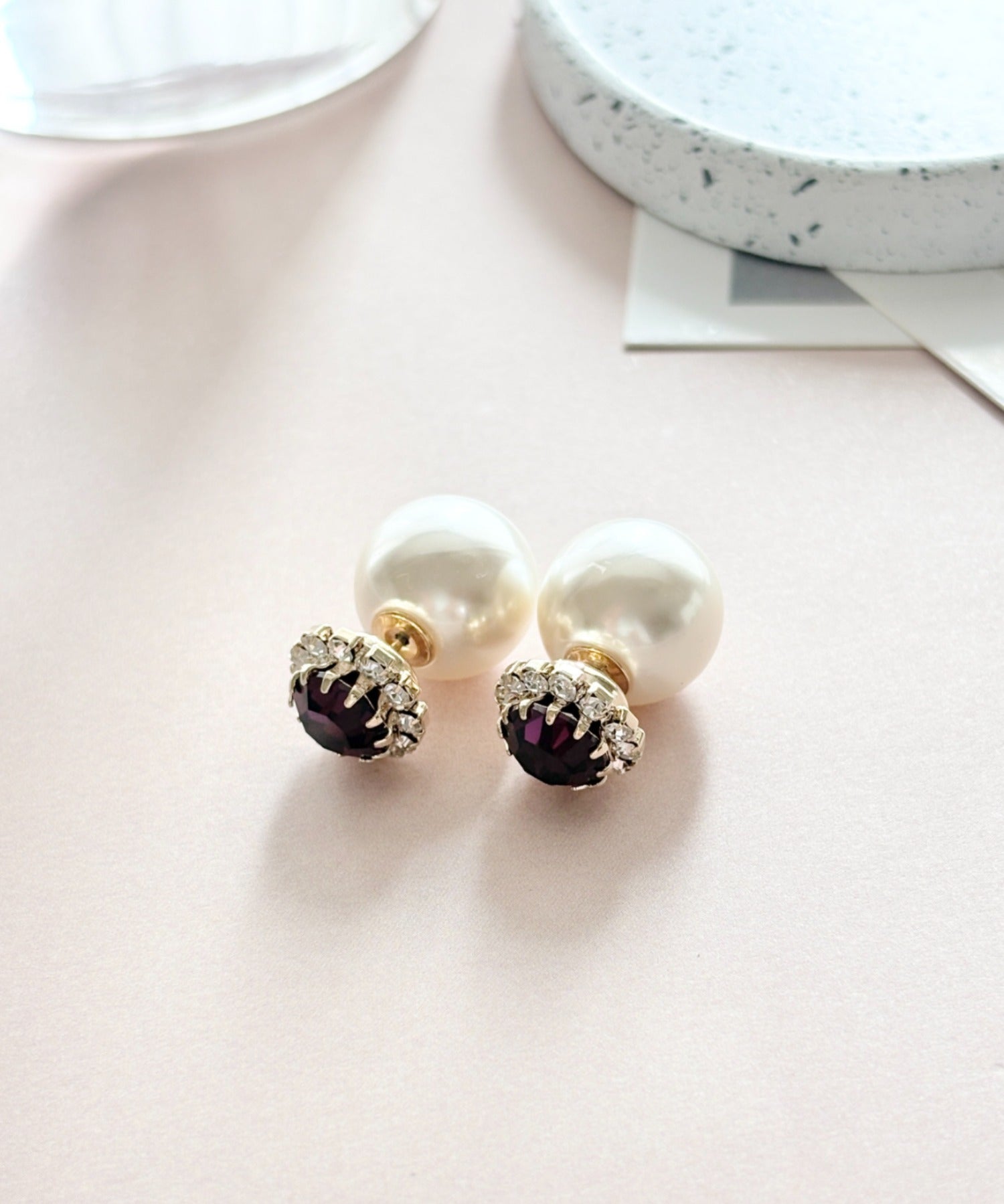 ciite' シーテ ピアス（両耳用） ビジューパールピアス