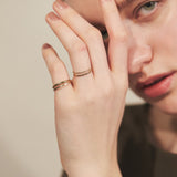 ciite' シーテ リング 【 金属アレルギー対応 】シンプルリング 4個セット サージカルステンレス