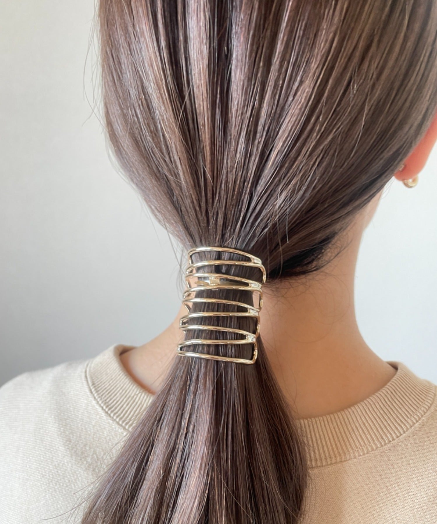 ciite' シーテ ヘアアクセサリー メタルモヨウヘアカフ