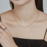 ciite' シーテ ネックレス 【 金属アレルギー対応 】 チェーンネックレス 2セット サージカルステンレス （38～43cm, 40～45cm）