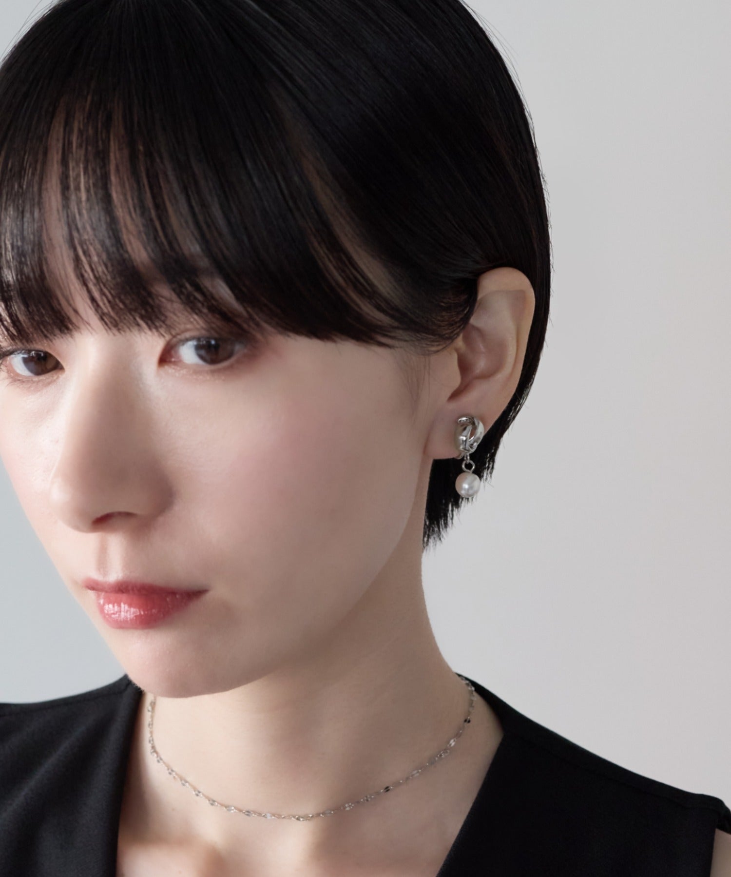 ciite' シーテ イヤリング シリコン付 デザインパール イヤリング