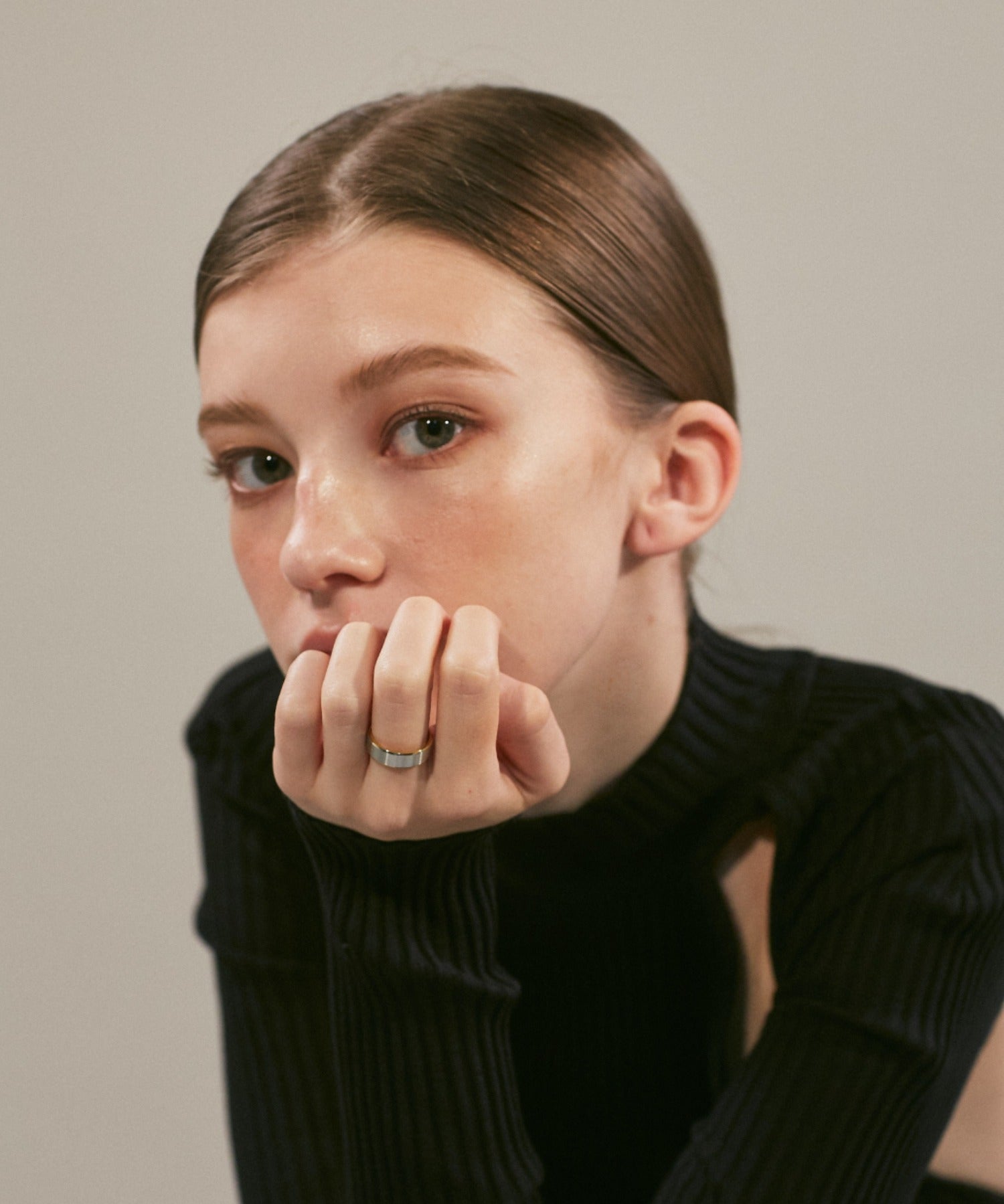 ciite' シーテ リング 【 金属アレルギー対応 】 バイカラーリング サージカルステンレス