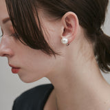 ciite' シーテ イヤリング 【 金属アレルギー対応 】 シンプルパールイヤリング サージカルステンレス (両耳用)