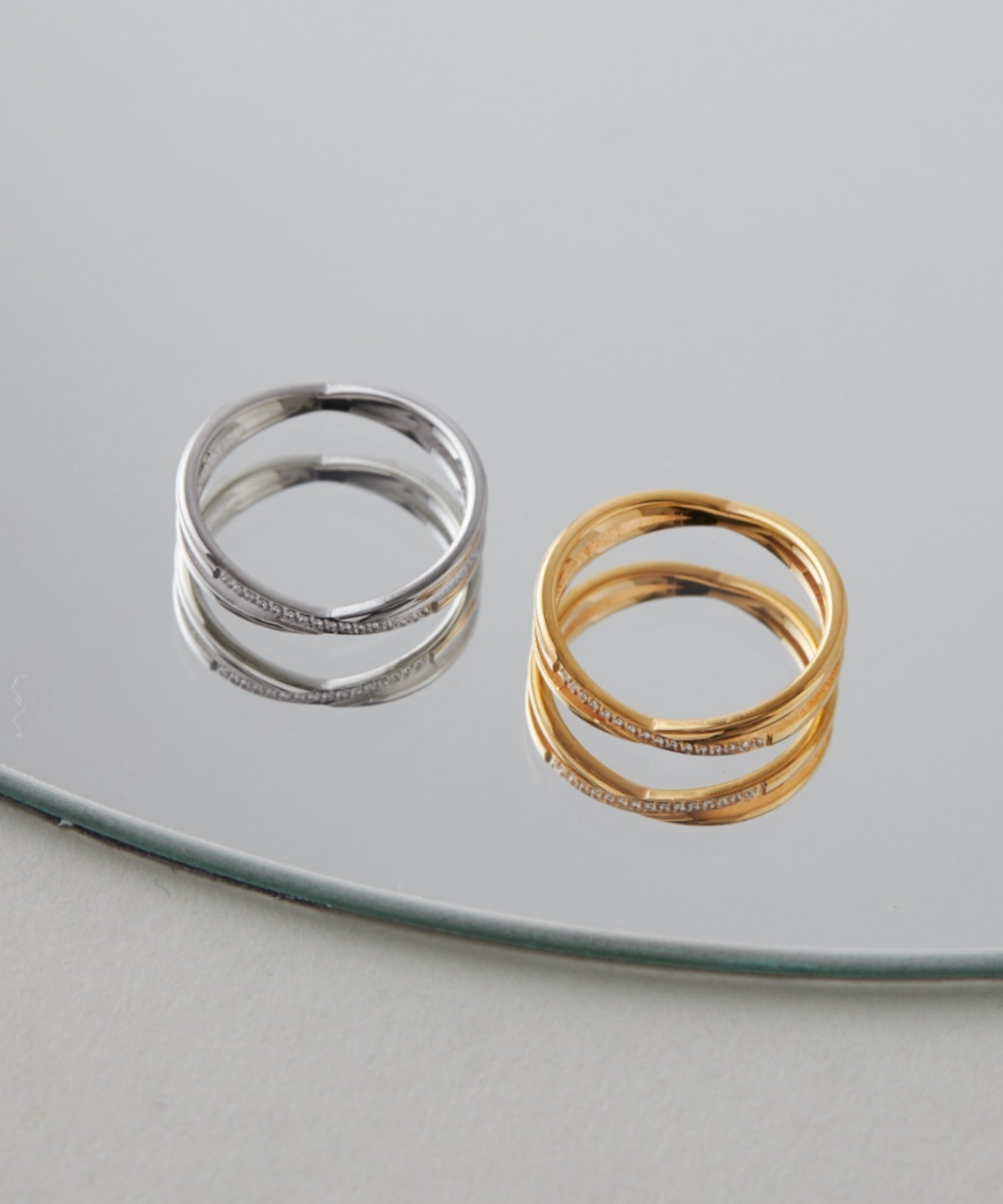 ciite' シーテ リング 【 金属アレルギー対応 】 ビジュークロスリング サージカルステンレス