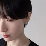 ciite' シーテ イヤリング シリコン付 フラワーデザイン イヤリング