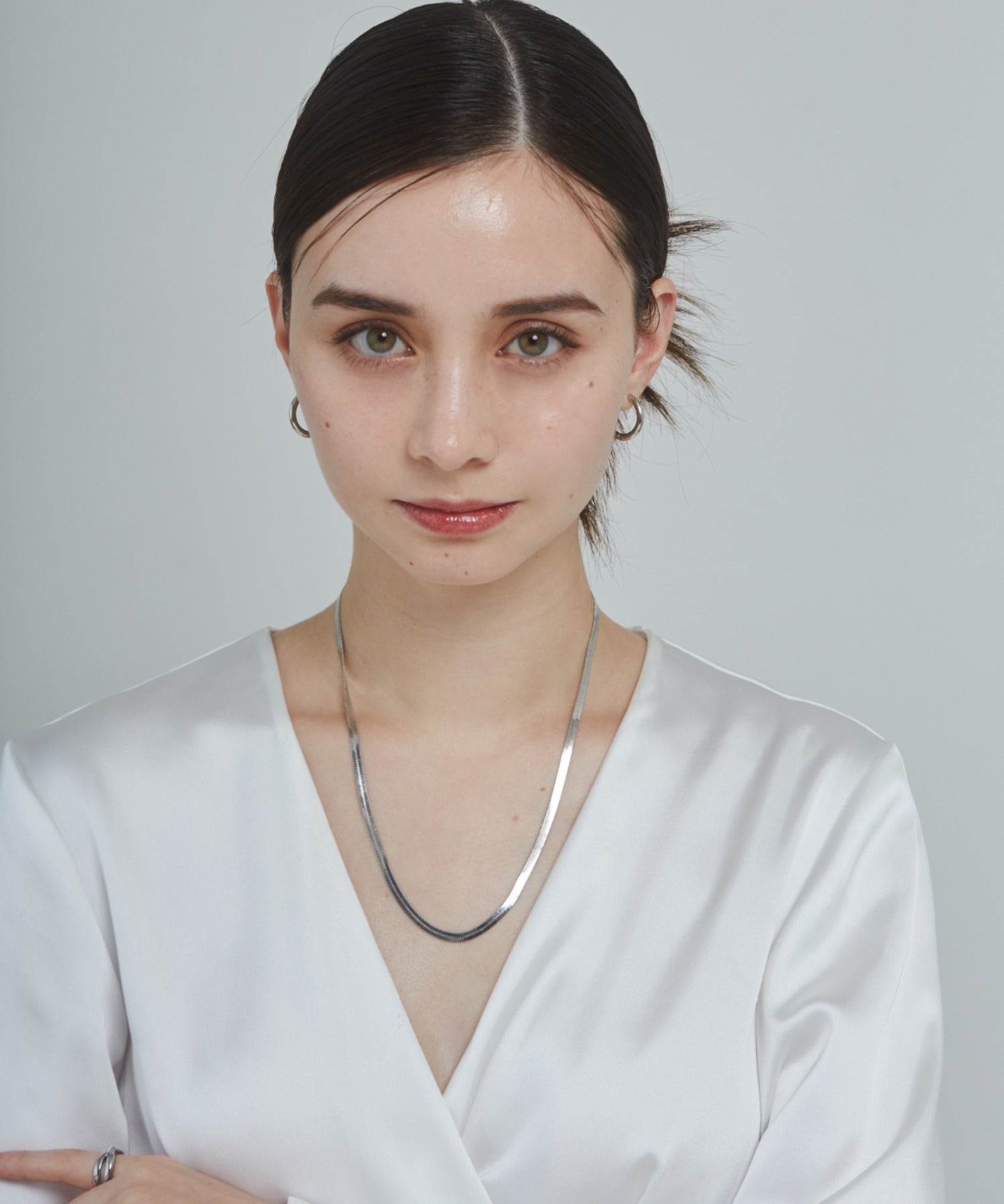 ciite' シーテ ネックレス 【 金属アレルギー対応 】 4mm スネークチェーンネックレス サージカルステンレス