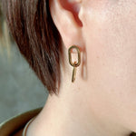 ciite' シーテ ピアス（両耳用） 【 金属アレルギー対応 】 オーバルピアス サージカルステンレス (両耳用)