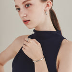 ciite' シーテ ブレスレット 【 金属アレルギー対応 】 ハートビジュー シンプルブレスレット / バングル サージカルステンレス