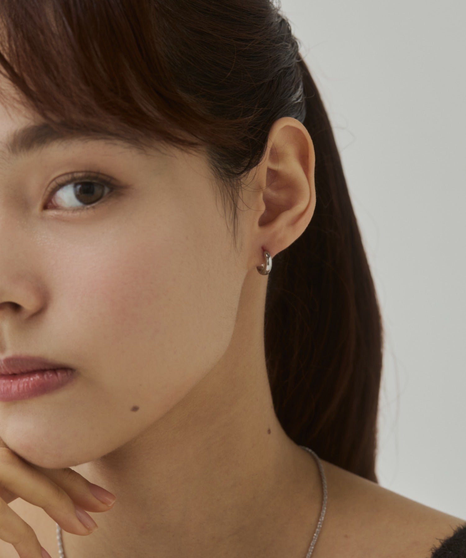 ciite' シーテ ピアス（両耳用） 【 金属アレルギー対応 】 4サイズ展開 シンプルフープピアス サージカルステンレス（両耳用）