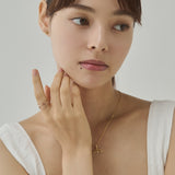 ciite' シーテ リング 【 金属アレルギー対応 】ツイストニュアンスリング サージカルステンレス
