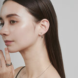 ciite' シーテ ピアス（両耳用） 【 金属アレルギー対応 】 シンプルフープイヤリング 3ペアセット サージカルステンレス (両耳用)