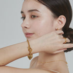 ciite' シーテ ブレスレット 【 金属アレルギー対応 】 ハートペンダント ブレスレット サージカルステンレス