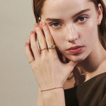 ciite' シーテ ブレスレット 【 金属アレルギー対応 】グリッターチェーンブレスレット サージカルステンレス