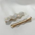 ciite' シーテ ヘアアクセサリー ウェーブデザインヘアピン 2個セット