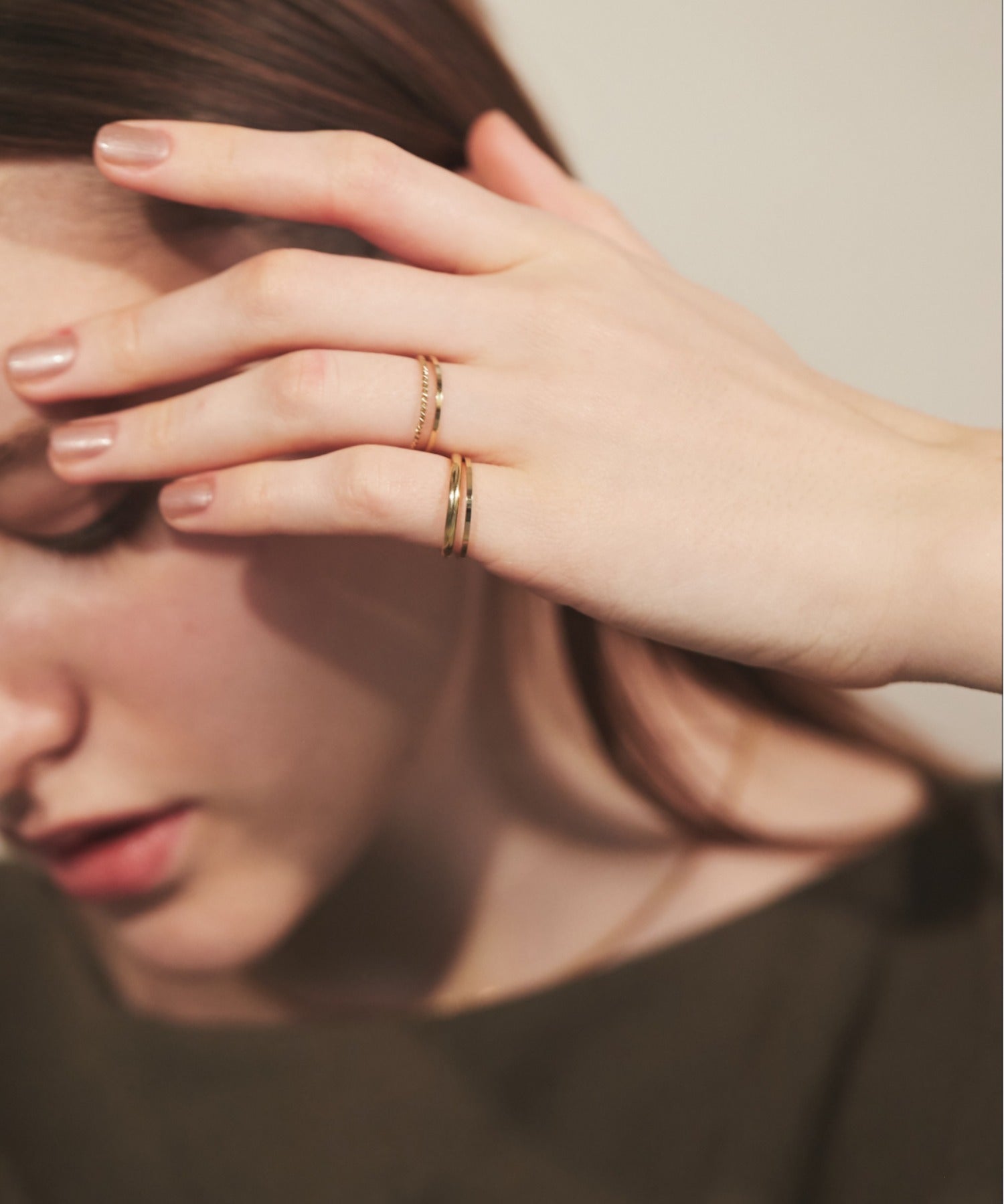 ciite' シーテ リング 【 金属アレルギー対応 】シンプルリング 4個セット サージカルステンレス