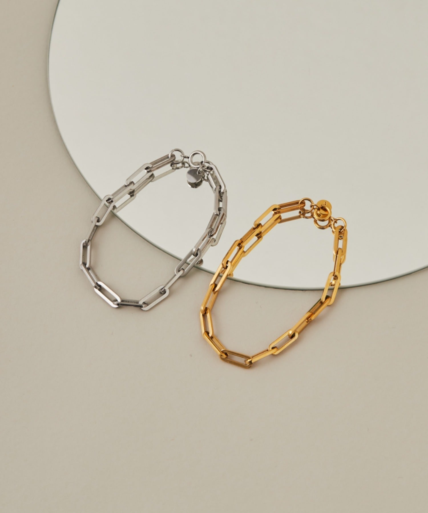 ciite' シーテ ブレスレット 【 金属アレルギー対応 】 シンプルチェーンブレスレット サージカルステンレス