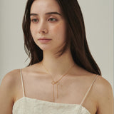 ciite' シーテ ネックレス 【 金属アレルギー対応 】 simple ribbon necklace / シンプル リボン ネックレス サージカルステンレス