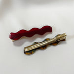 ciite' シーテ ヘアアクセサリー ウェーブデザインヘアピン 2個セット