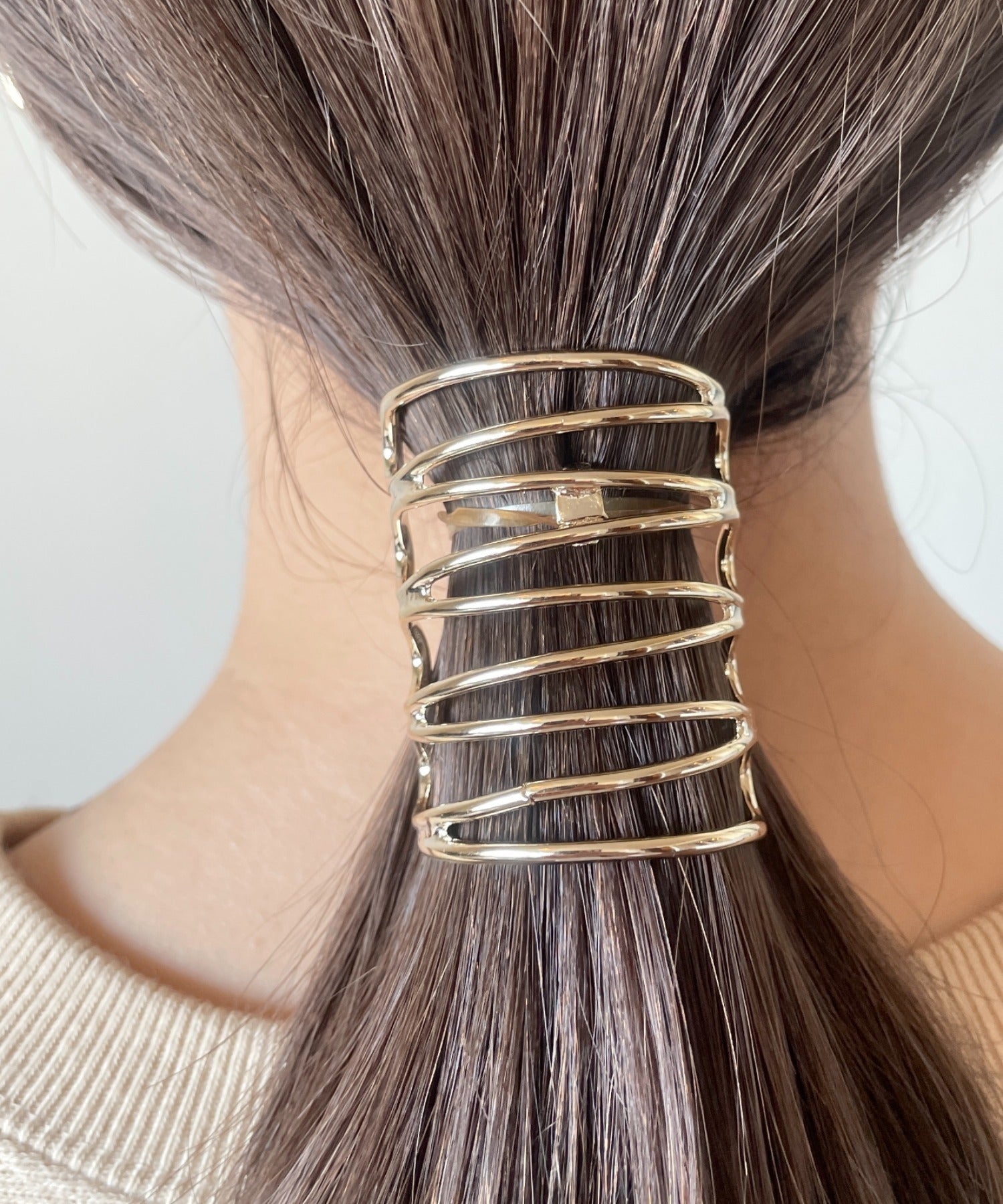 ciite' シーテ ヘアアクセサリー メタルモヨウヘアカフ