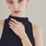 ciite' シーテ ブレスレット 【 金属アレルギー対応 】 ハートビジュー シンプルブレスレット / バングル サージカルステンレス