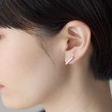 ciite' シーテ ピアス（両耳用） 【金属アレルギー対応】レクタングルバー ピアス