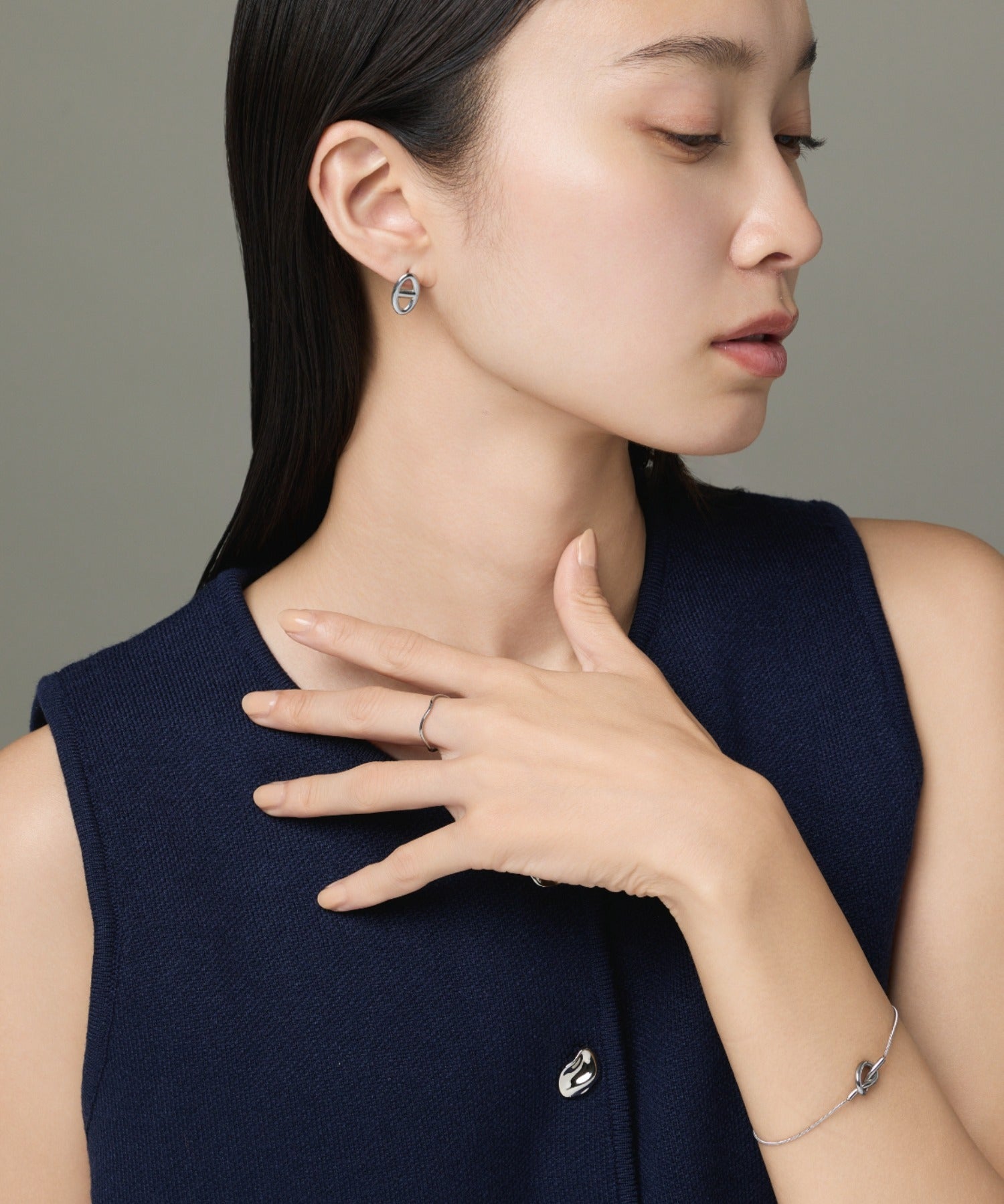 ciite' シーテ ブレスレット 【 金属アレルギー対応 】 ノットブレスレット サージカルステンレス