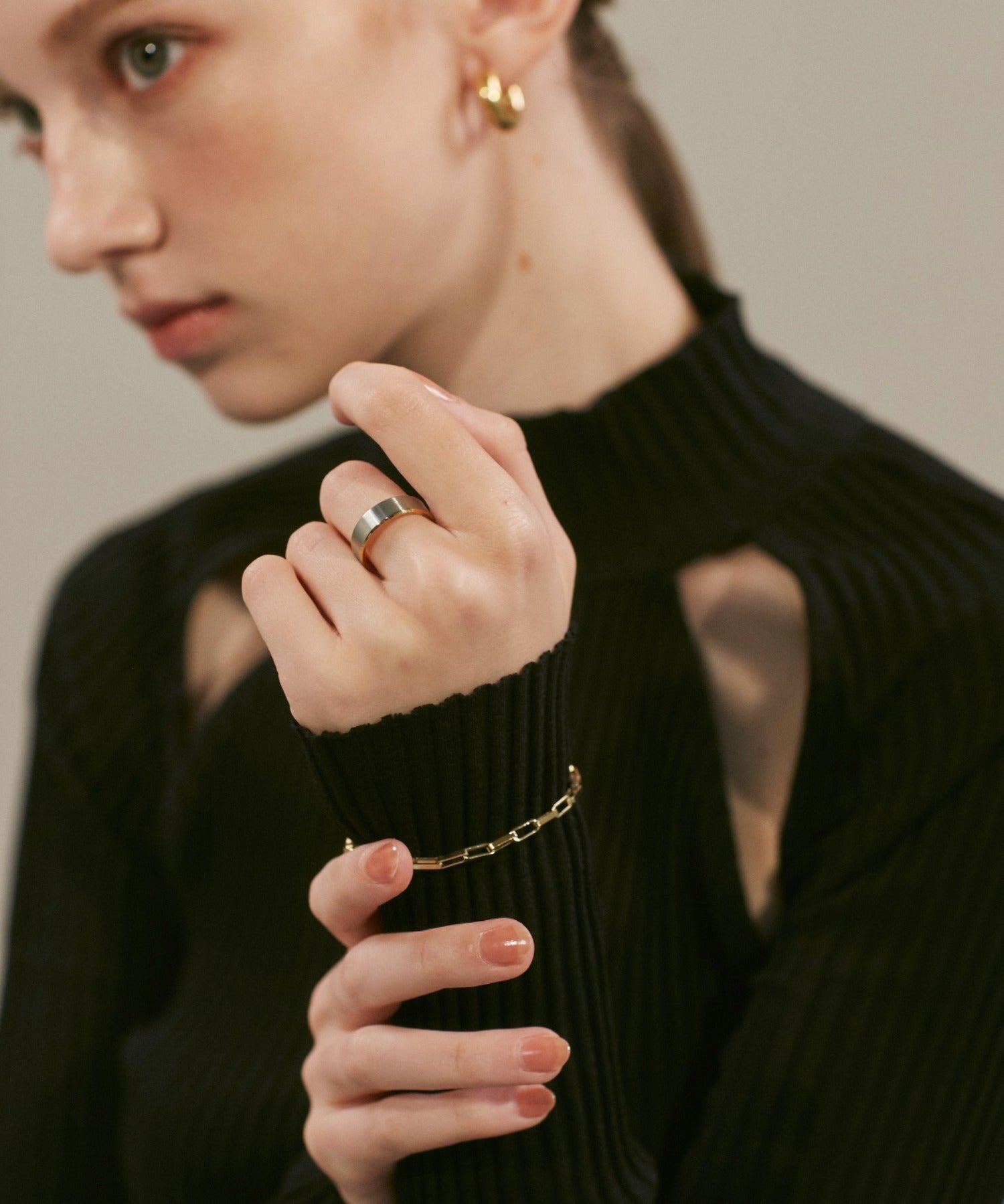 ciite' シーテ ブレスレット 【 金属アレルギー対応 】 シンプルチェーンブレスレット サージカルステンレス