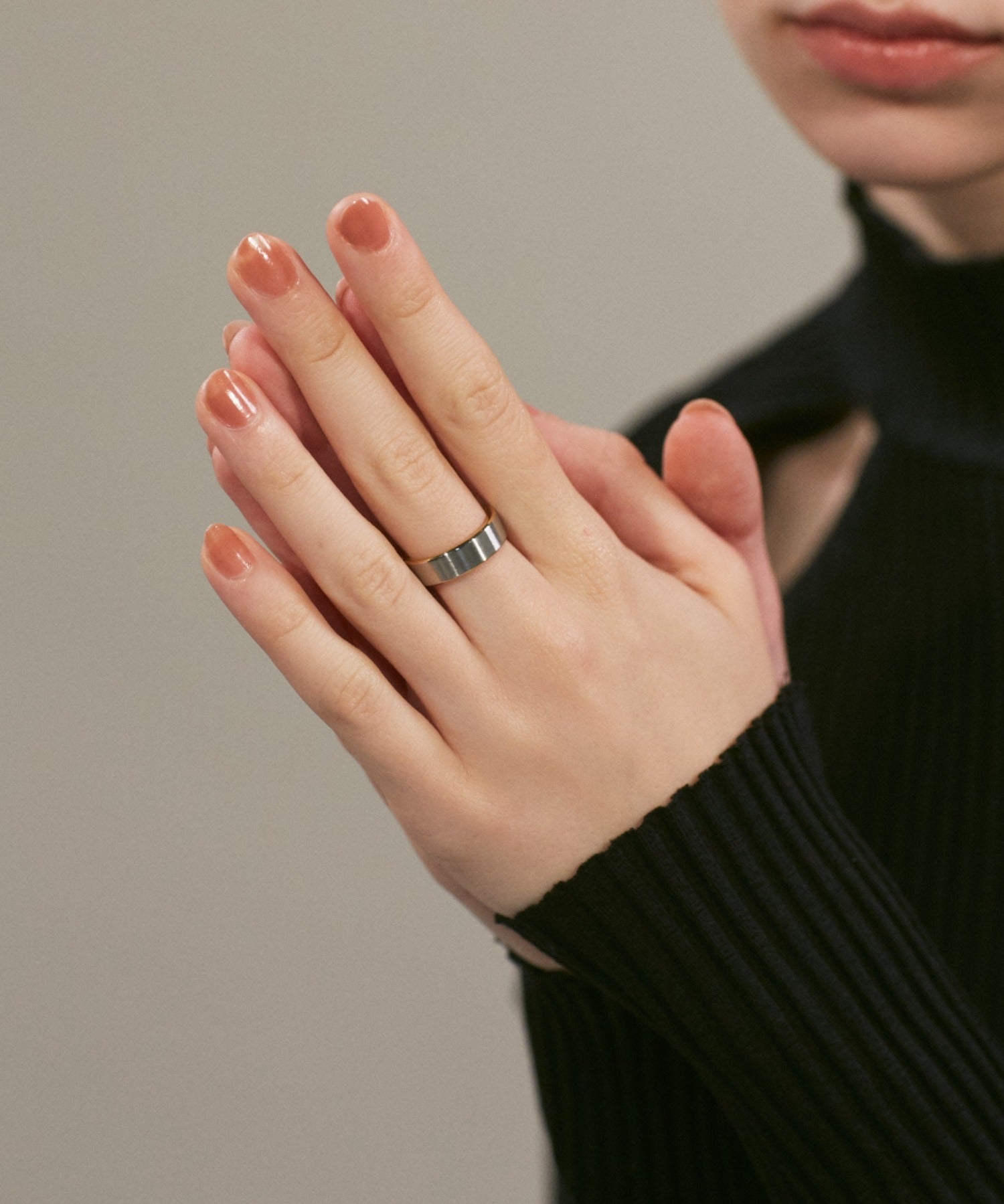 ciite' シーテ リング 【 金属アレルギー対応 】 バイカラーリング サージカルステンレス