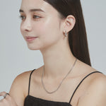 ciite' シーテ ネックレス 【 金属アレルギー対応 】 チェーンネックレス 2セット サージカルステンレス （38～43cm, 40～45cm）