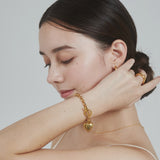 ciite' シーテ ブレスレット 【 金属アレルギー対応 】 ハートペンダント ブレスレット サージカルステンレス