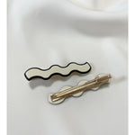 ciite' シーテ ヘアアクセサリー ウェーブデザインヘアピン 2個セット