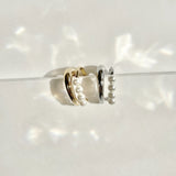 ciite' シーテ イヤーカフ 【 金属アレルギー対応 】ミニパールイヤーカフ サージカルステンレス