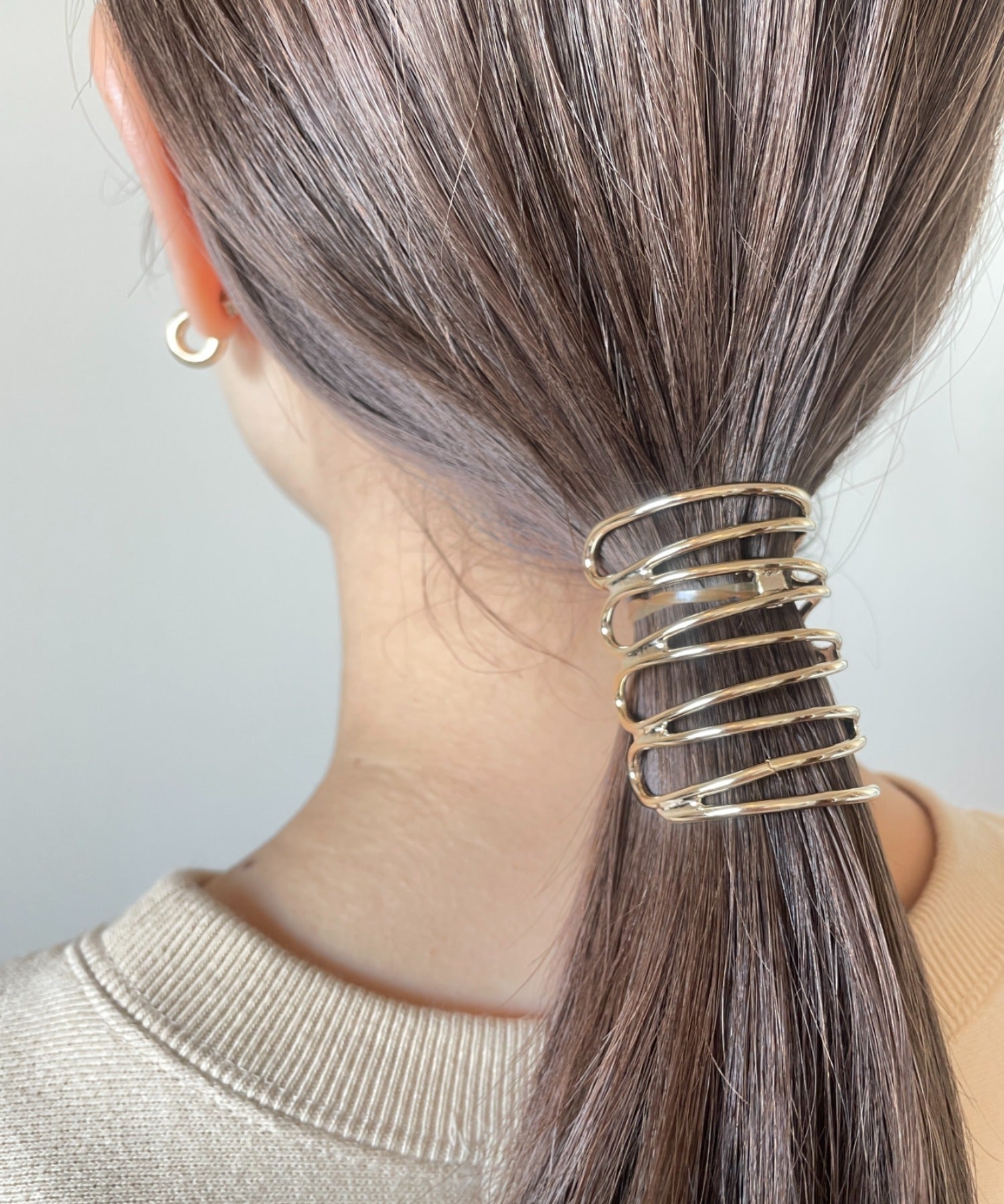 ciite' シーテ ヘアアクセサリー メタルモヨウヘアカフ