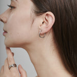 ciite' シーテ ピアス（両耳用） 【 金属アレルギー対応 】 シンプルフープイヤリング 3ペアセット サージカルステンレス (両耳用)
