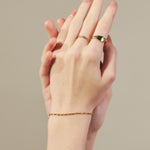 ciite' シーテ ブレスレット 【 金属アレルギー対応 】グリッターチェーンブレスレット サージカルステンレス