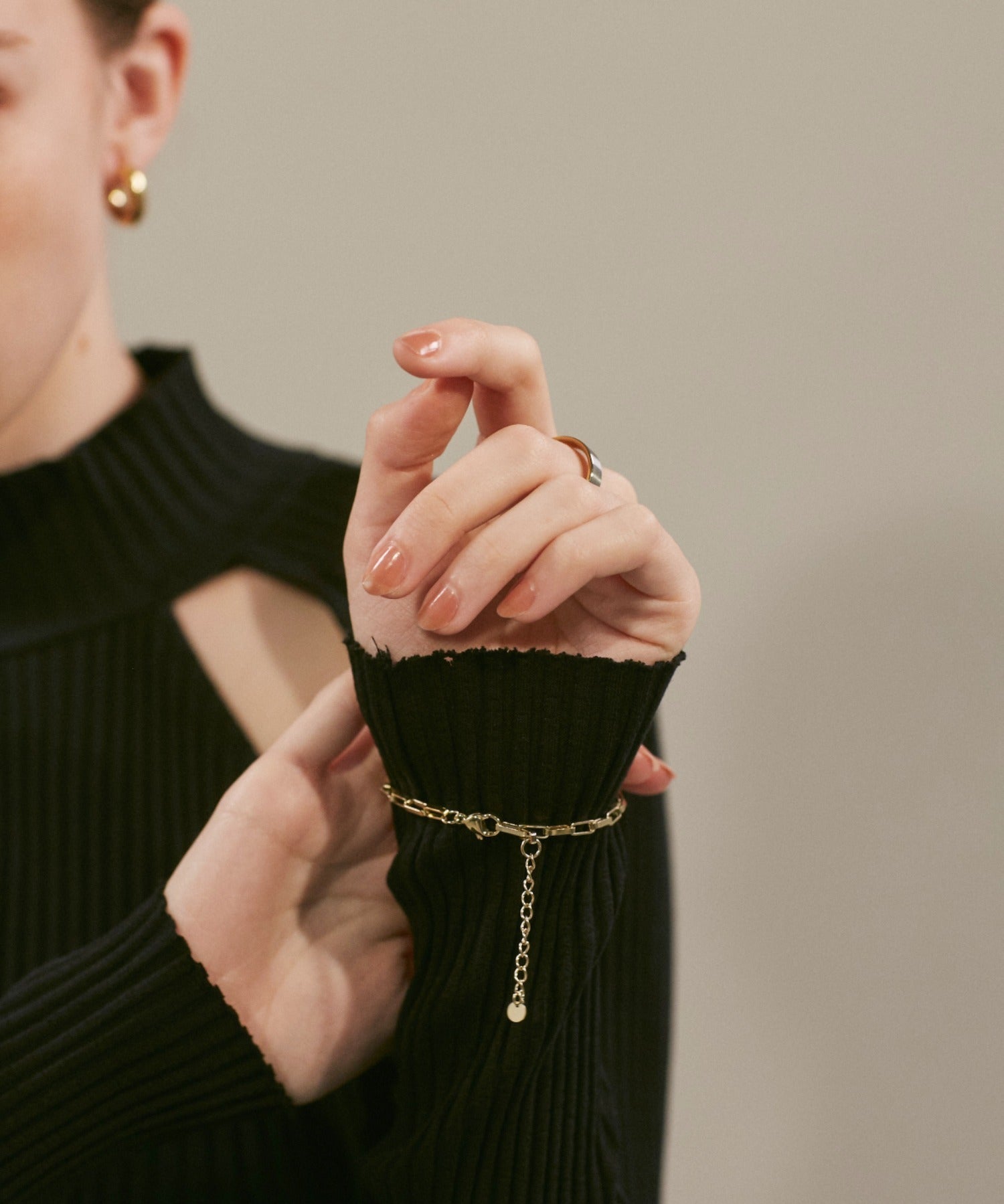 ciite' シーテ ブレスレット 【 金属アレルギー対応 】 シンプルチェーンブレスレット サージカルステンレス