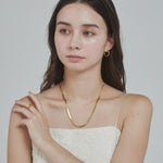 ciite' シーテ ネックレス 【 金属アレルギー対応 】 4mm スネークチェーンネックレス サージカルステンレス