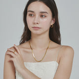 ciite' シーテ ネックレス 【 金属アレルギー対応 】 4mm スネークチェーンネックレス サージカルステンレス