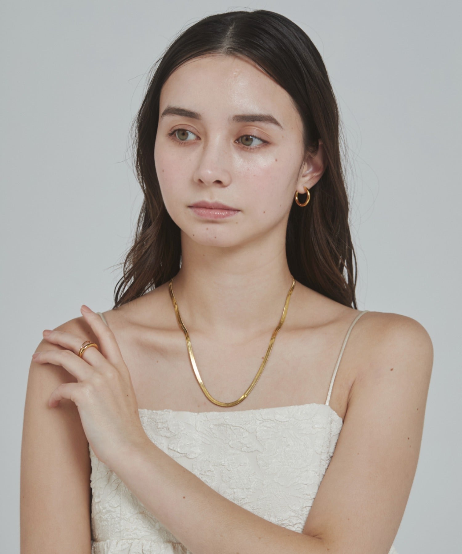 ciite' シーテ ネックレス 【 金属アレルギー対応 】 4mm スネークチェーンネックレス サージカルステンレス