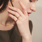 ciite' シーテ リング 【 金属アレルギー対応 】シンプルリング 4個セット サージカルステンレス