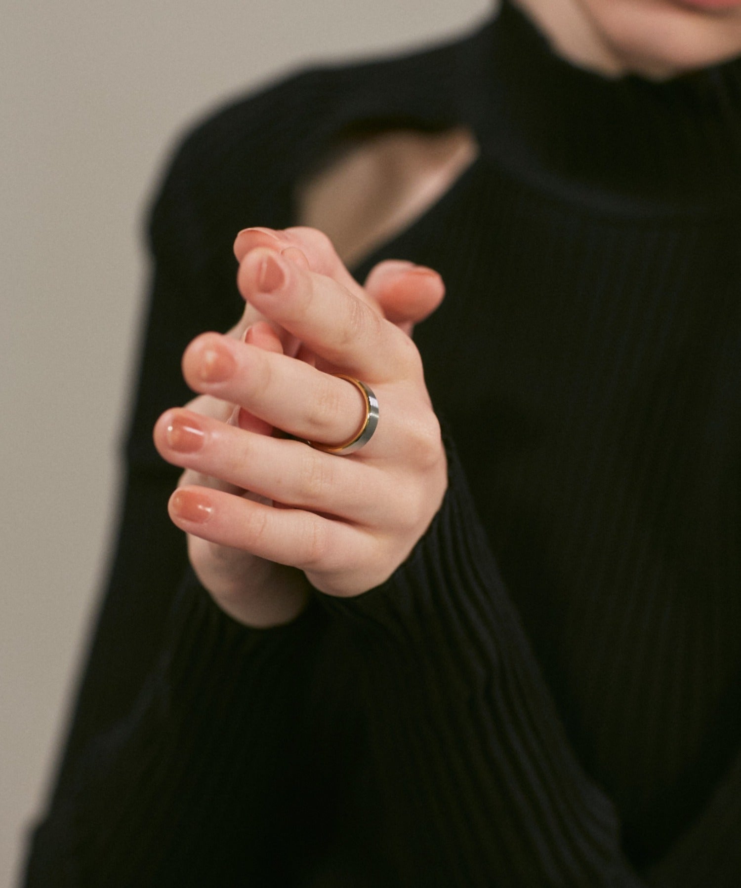 ciite' シーテ リング 【 金属アレルギー対応 】 バイカラーリング サージカルステンレス