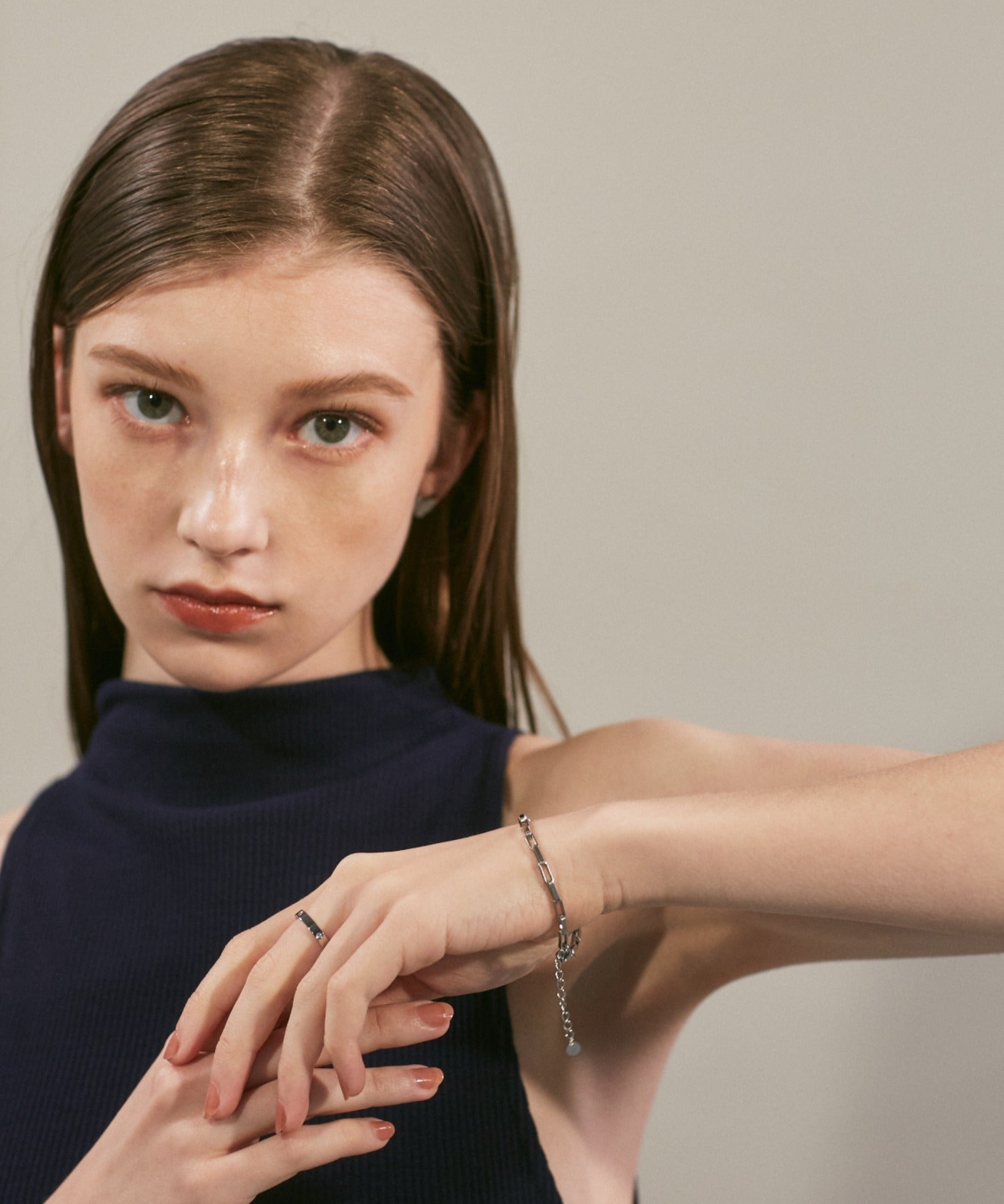 ciite' シーテ ブレスレット 【 金属アレルギー対応 】 シンプルチェーンブレスレット サージカルステンレス