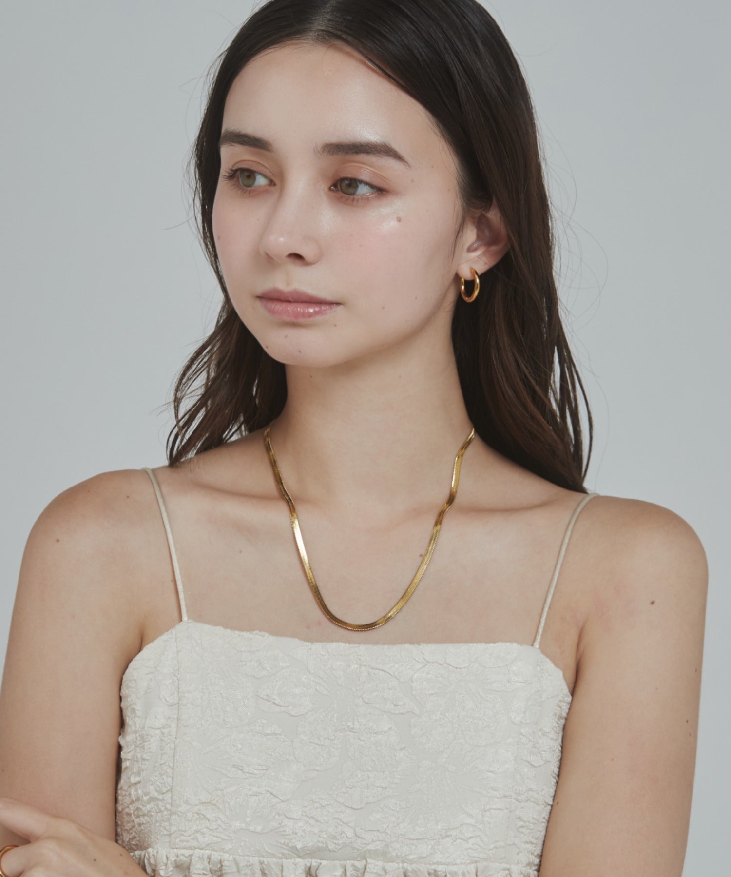 ciite' シーテ ネックレス 【 金属アレルギー対応 】 4mm スネークチェーンネックレス サージカルステンレス