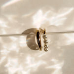 ciite' シーテ イヤーカフ 【 金属アレルギー対応 】ミニパールイヤーカフ サージカルステンレス