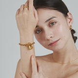 ciite' シーテ ブレスレット 【 金属アレルギー対応 】 ハートペンダント ブレスレット サージカルステンレス