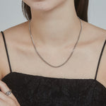 ciite' シーテ ネックレス 【 金属アレルギー対応 】 チェーンネックレス 2セット サージカルステンレス （38～43cm, 40～45cm）