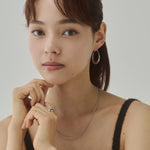 ciite' シーテ ピアス（両耳用） 【 金属アレルギー対応 】オーバルフープピアス サージカルステンレス（両耳用）